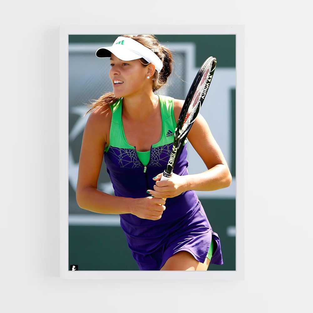 Poster Ace en Violet – affiche Tennis (vue 3)